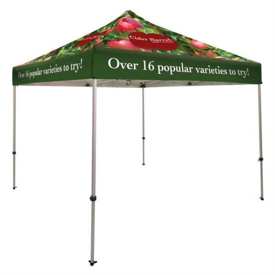 36930 - 10-ft. Square Event Tent Full-Color, FULL BLEED Dye Sublimation (8 Locations)
