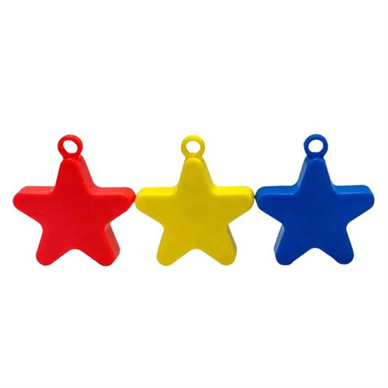 72563 - Heavy-Weight Assorted Red, Yellow and Blue Stars