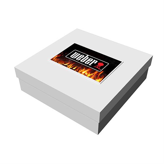 BX-DGB3W - 10" x 10" x 3" White Deluxe Gift Box