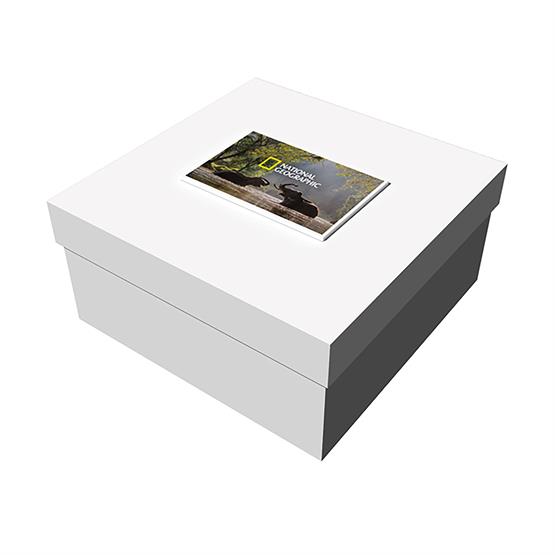 BX-DGB6W - 12" x 12" x 6" White Deluxe Gift Box