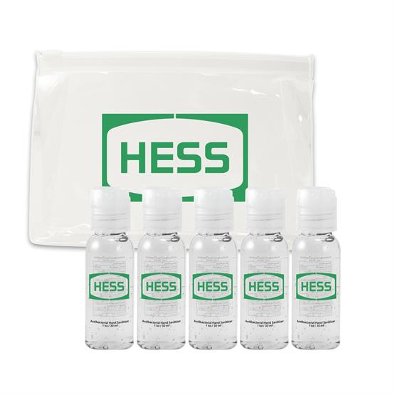 KIT5-HS102 - 5 Pack of HS102 1 oz Sanitizer in EVA zip lock bag