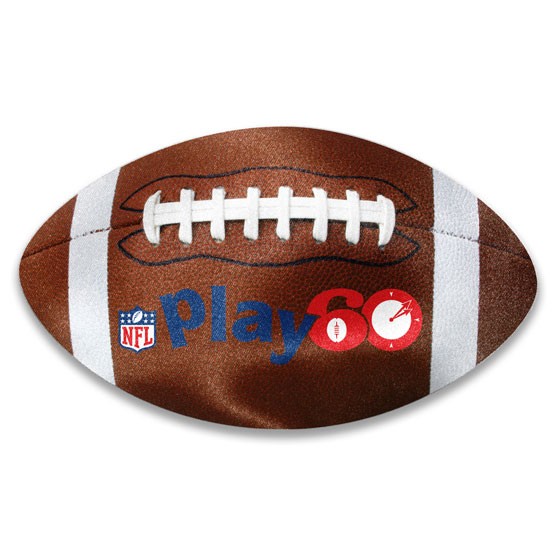 MF304 - Football Shaped Microfiber Cleaning Cloth