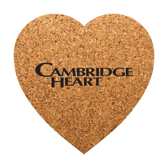 PCC104 - PCC104 Heart Shaped Cork Coasters