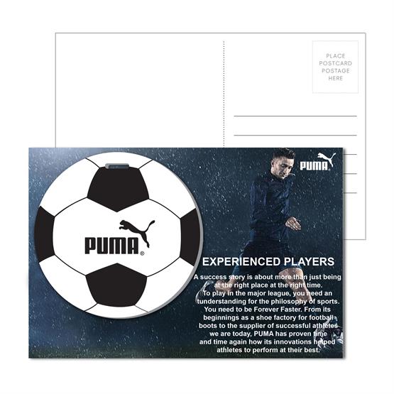 PC-PLT01 - Post Card With Full-Color Soccer Luggage Tag