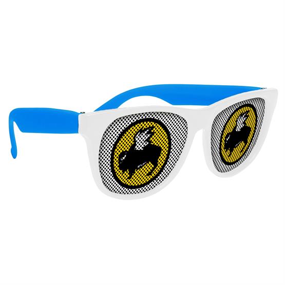 SG202 - LensTek Sunglasses (White Frame)