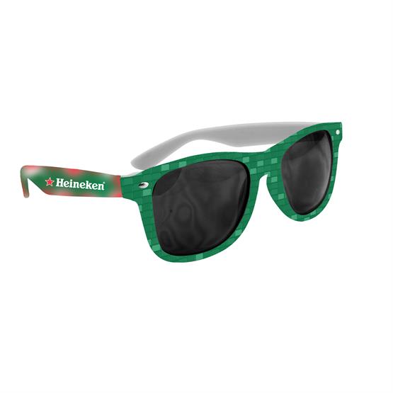 SG901 - Full Color Imprint Custom Miami Sunglasses