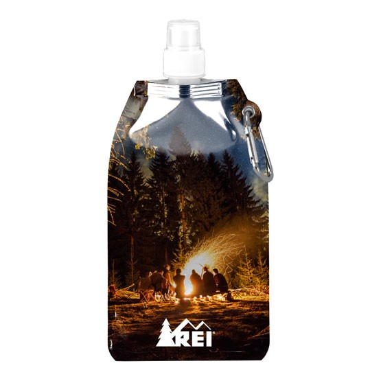 WB401-4CP - Full Color Metro Collapsible Water Bottle