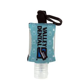1/2 oz Antibacterial Hand Sanitizer with Custom Leash/ Neoprene Sleeve