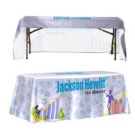 Standard Table Cover with Open Back 8'